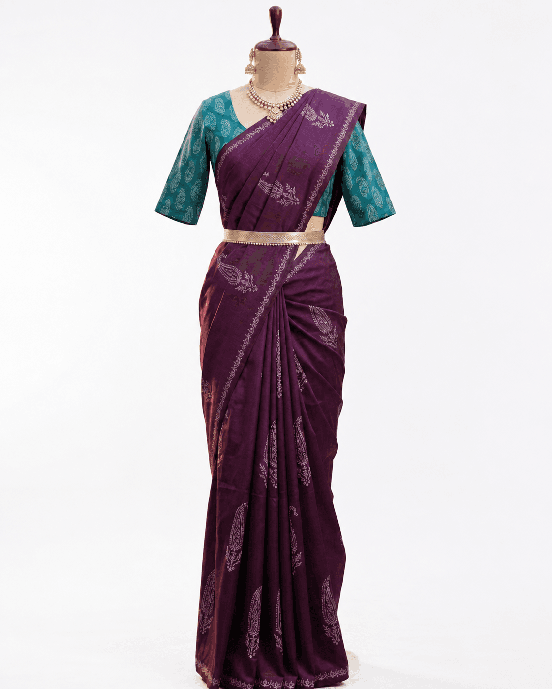 Purple Silk Paisley